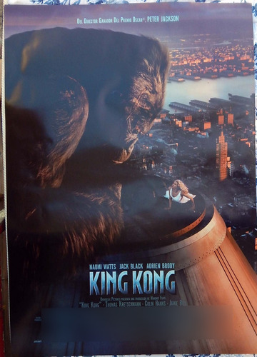 King Kong Naomy Watts Poster De Cine Original Universal 2005