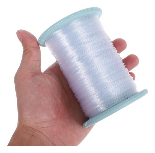 1 Rollo De Hilo De Cristal: Hilo De Pescar Transparente Para