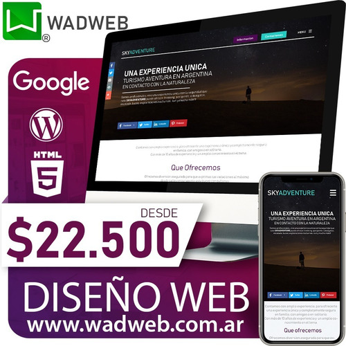 Imagen 1 de 10 de Páginas Web Diseño Web Autoadministrable Diseño Gráfico