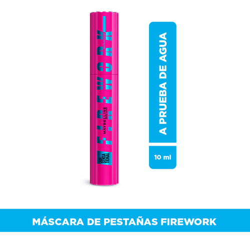 Mascara De Pestañas Maybelline Firework Waterproof Black