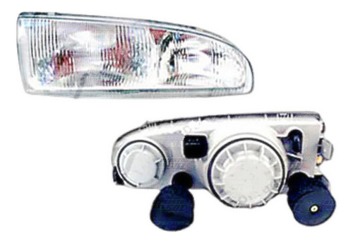 Optico Der/izq Para Hyundai H-100 Grace 2.5 1996 2003 Par