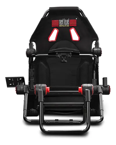 Asiento Simulador Plegable Gaming Racing F-gt Lite Negro Y Rojo
