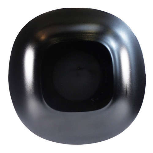 Imagen 2 de 2 de Plato Para Postre Torta Cupcakes 27 Cm Negro Luminarc