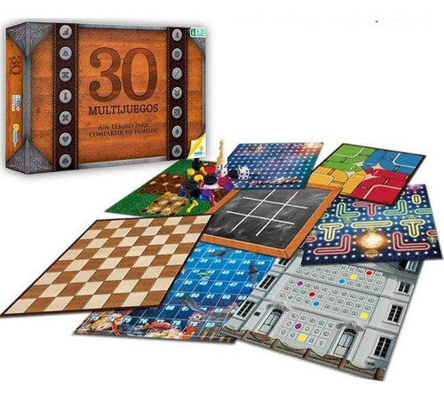 Juego De Mesa Ronda Multijuegos X 30 Uds