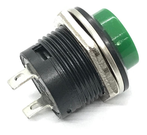 1x Chave Push Button Tipo Start-bujão R13-507 Verde