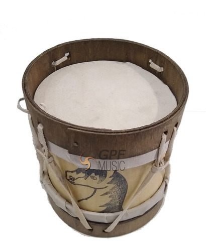 Imagen 2 de 7 de Bombo Criollo Para Niños Con Palillos 17x17cm