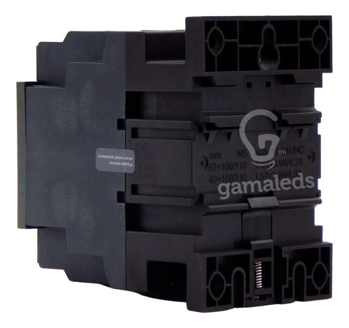 Imagen 3 de 6 de Contactor Tripolar Baw 45kw Ac3 95a 1na+1nc 24vca