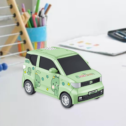 Mealheiro Em Forma De Carro Com Brinquedos Educativos Verde
