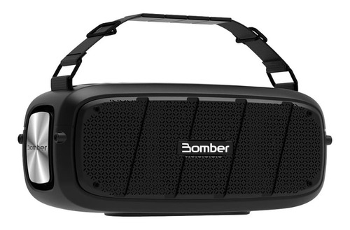 Caixa De Som Bluetooth Tws Portátil Bomber Bomberbox I Black