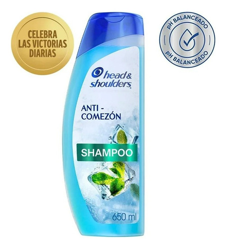 Shampoo Head & Shoulders Anti-comezón Menta Extra Refrescant