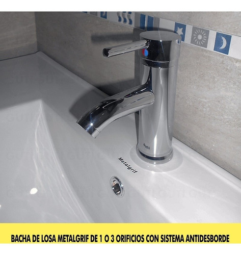 Vanitory Laqueado Wengue Con Cajones Bacha Losa Loza 90 Cm