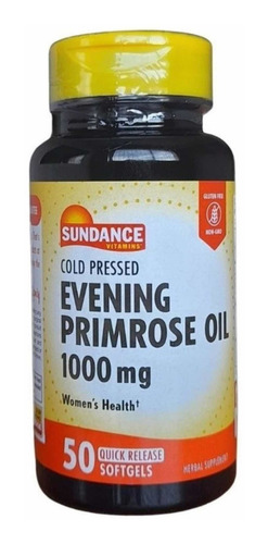 Imagen 1 de 3 de Aceite De Onagra Sundance X 50 Capsulas Omega 6 Sin Tacc