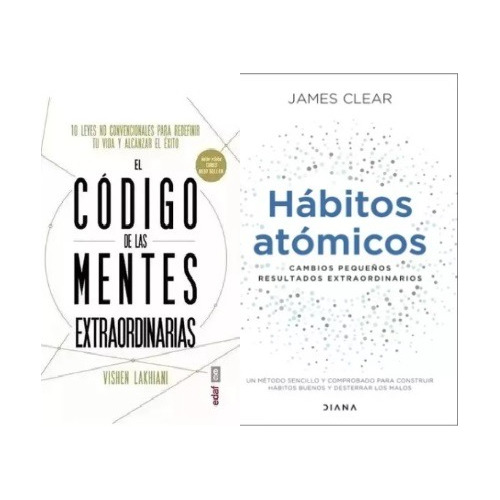 Hábitos Atómicos+código De Las Mentes Extraordinarias+regalo