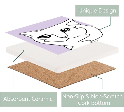 Posavasos Con Meme De Gato 2, Joyride Home Decor, Posavasos