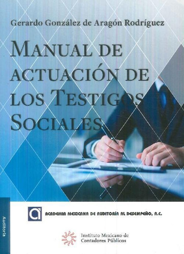 Libro Manual De Actuación De Los Testigos Sociales De Gerard