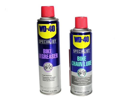 Lubricante Para Cadena Bicicleta + Limpiador Wd40 Bike