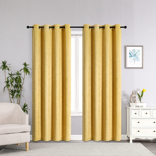 Cortinas Para Oscurecer Habitación Y Sala De Estar, 2 Panele