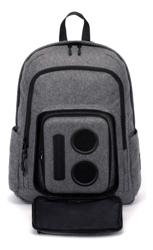 Mochila Con Bocina Bluetooth Super Real Business Con Altavo