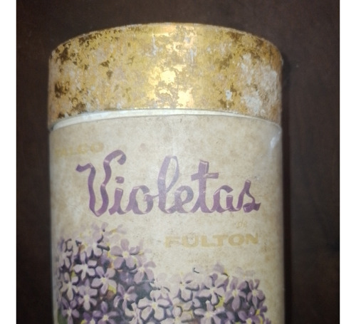 Antiguo Talco - Violetas Fulton - Perfumeria De Coleccion 