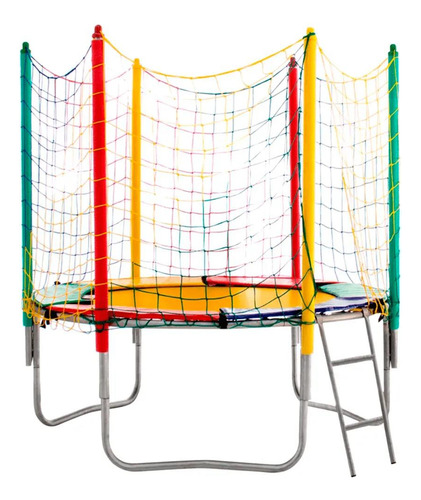Cama Elástica 1,83m Chicoplay Lona Amarela Nacional