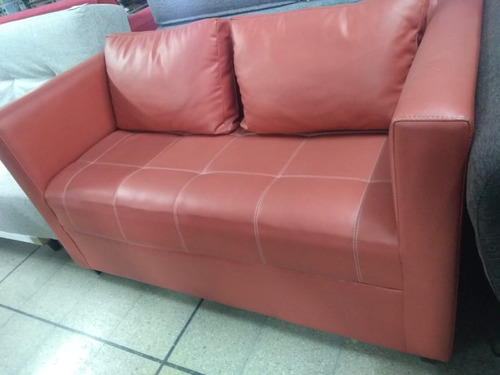 Sillon Sofa  2 Cuerpos Ivor Rojo Color Living