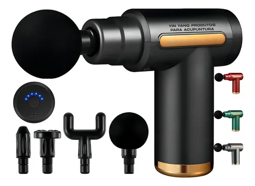 Massageador Pistola Elétrico Profissional Muscular Portátil