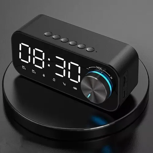 Reloj Despertador Digital Con Bluetooth