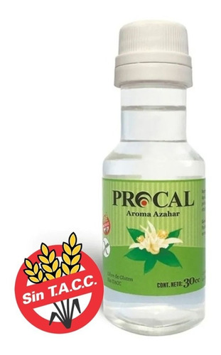 Esencia Agua De Azahar Aroma Procal Libre De Gluten 30cc