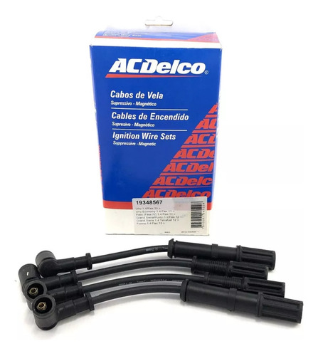 Cables De Bujias Fiat Uno Way Fire Evo 1.4 100% Acdelco