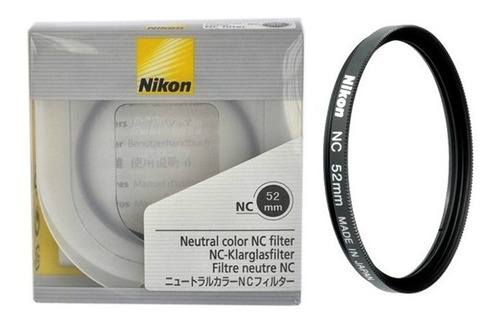 Filtro Nikon Neutral Color Nc 52mm Original - Made In Japan