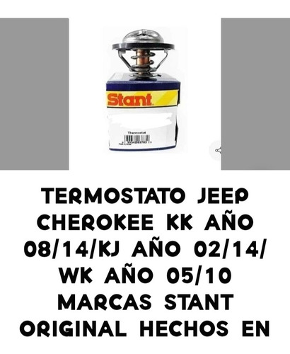 Termostato Original Marca Stant Cherokee Kk Kj Made In Usa 