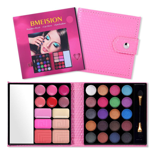 Kit De Maquillaje Qibest 20 Sombras De Ojos, 6 Brillos De La