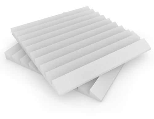 Placa Panel Acustico Premium Ignifugo Saw 50mm Espesor