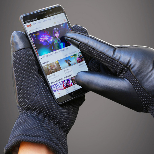 Guantes De Ciclismo De Dedo Completo, Calefactados En Invie