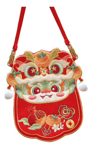 Bolso Hanfu Bordado, Decoración Del Año Del Dragón Chino,