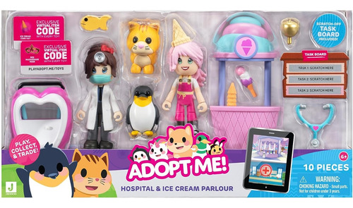 Muñecos Roblox Adopt Me! Hospital And Ice Cream Parlour