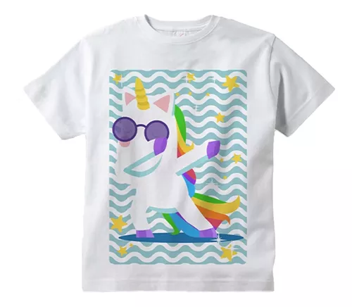 Camiseta Infantil Unicórnio Desenho