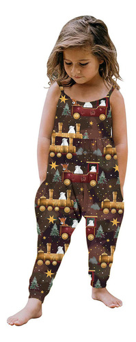 Pantalones Casuales De Verano Sin Mangas Para Niñas En Forma