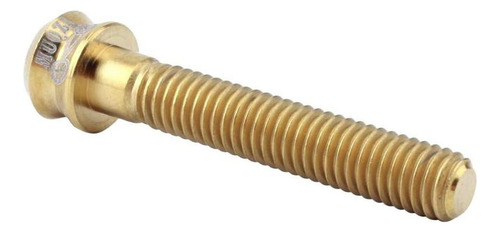 2 Tornillos De Titanio Para Columna De Bicicleta M6x35mm