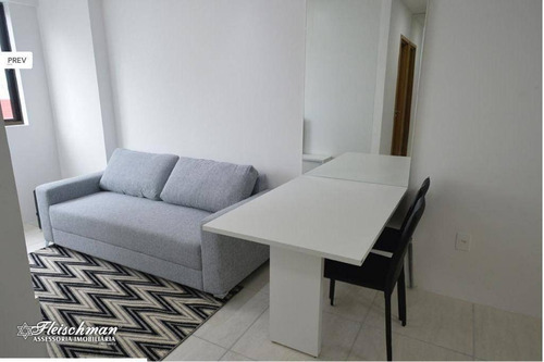 Apartamento Com 1 Dormitório À Venda, 34 M² Por R$ 315.000,00 - Tamarineira - Recife/pe - Ap0329
