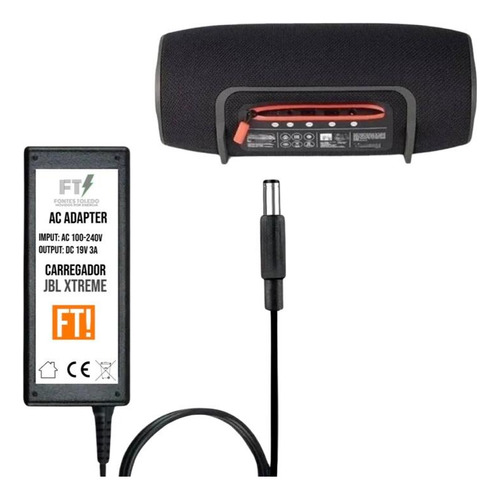 Fonte Carregador Para Caixa Som Jbl Xtreme Compatível