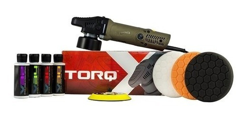 Kit De Pulidor Orbital Aleatorio Torq Torqx (9 Artículos)