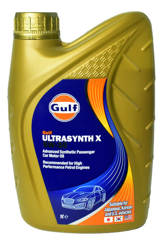 Aceite Sintetico 5w20 Ultrasynth X X 1 Litro Gulf