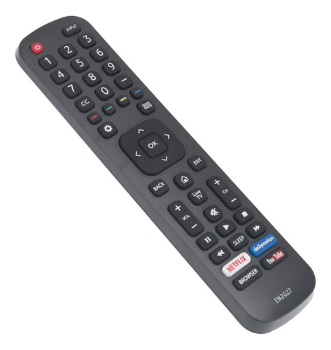 Perfascin En2g27 Reemplazo Control Remoto Compatible Con Hisense Tv 43h5c 43h7c 50h5c 50h7c 50h8c 55h5c 50h6b 50h7gb 50h8c 55h5c 55h6b 55h7b 55h8c 55h7c 5h9b 65h7b 65h8c 65h10b