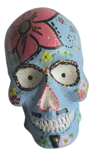 comprar Craneo Calaca Estilo Mexicano Resina Adorno Deco Diseño Skul