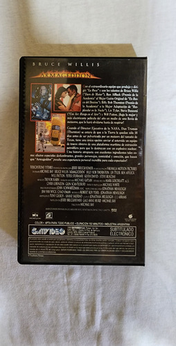Armageddon Vhs - Paramount - 1 Disco (Usado)