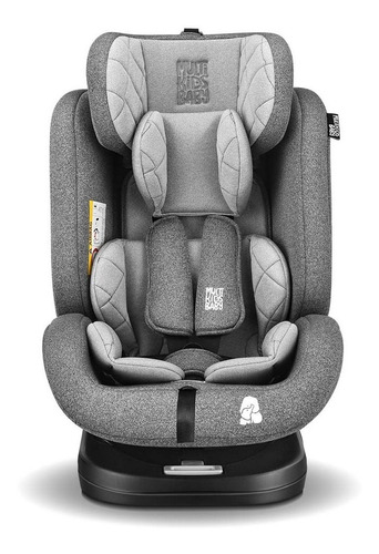 Cadeira Para Auto Artemis 36kg Cinza Multikids Baby - Bb434 Liso