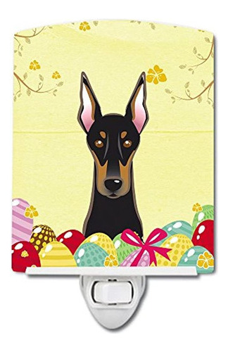 Carolines Treasures Doberman Caza De Huevos De Pascua Luz De