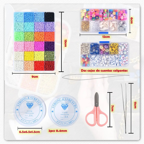 Novo Kit De Miçangas E Artesanato, 24 Aromas, 12.000 Unidade