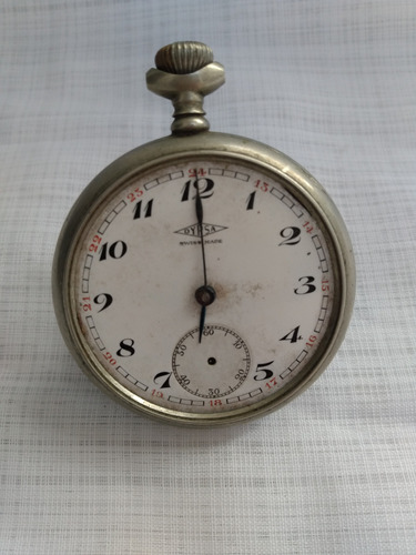 Antiguo Reloj De Bolsillo Dos Tapas Dypsa Swiss P/ Reparar